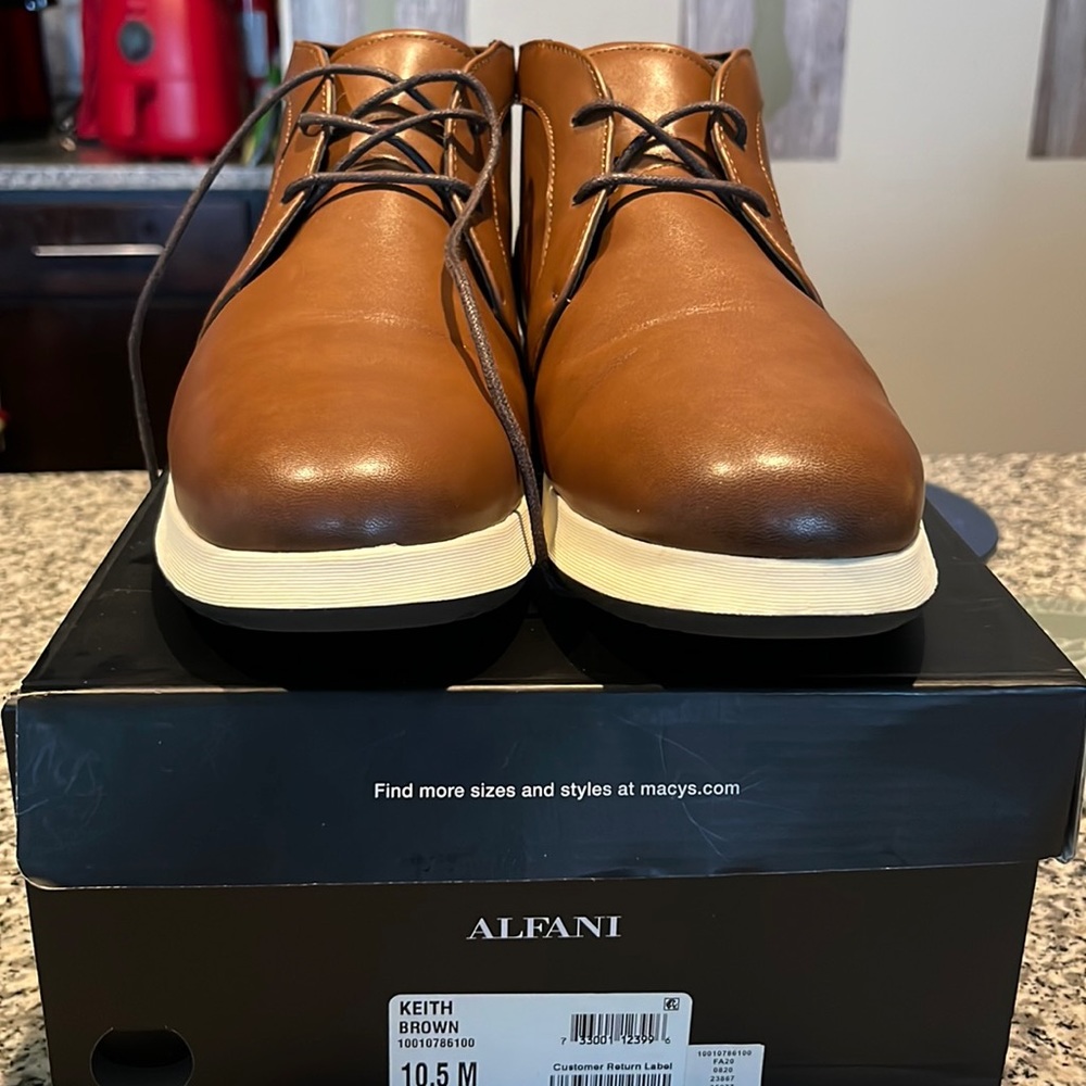 Alfani Keith Brown Men’s Chukka Boots